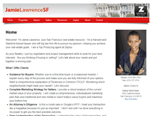 Tablet Screenshot of jamielawrencesf.com